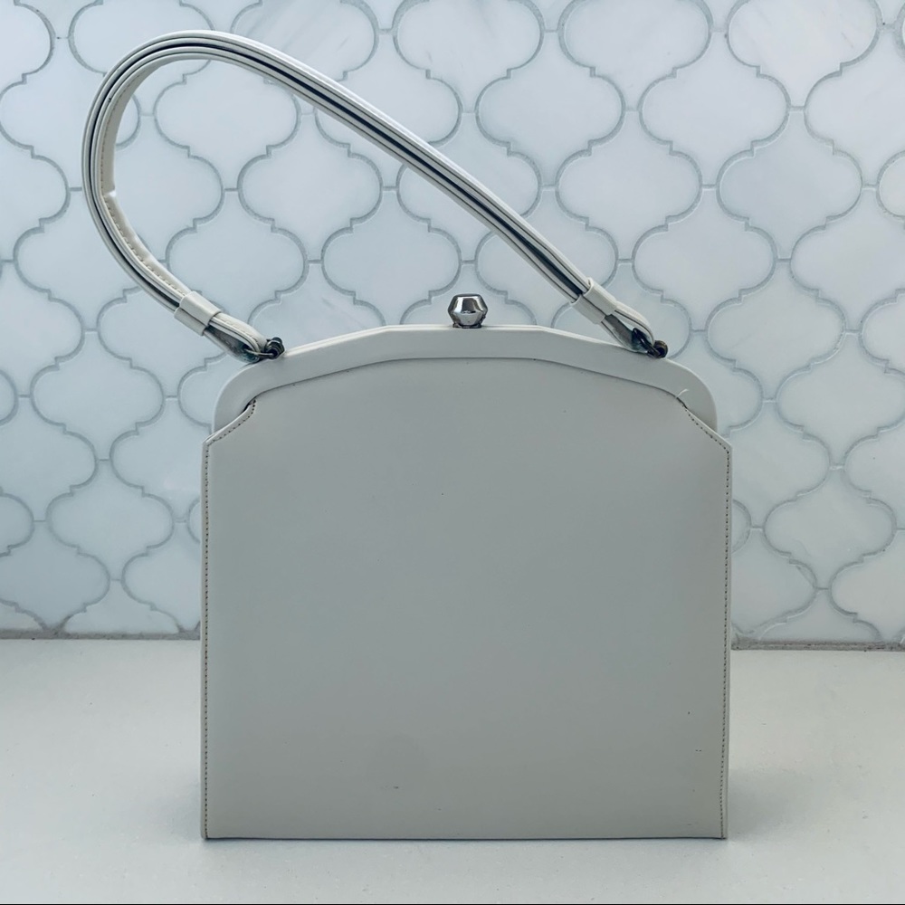 Vintage 1960s Theodor Cream Handbag - Picture 2 of 16